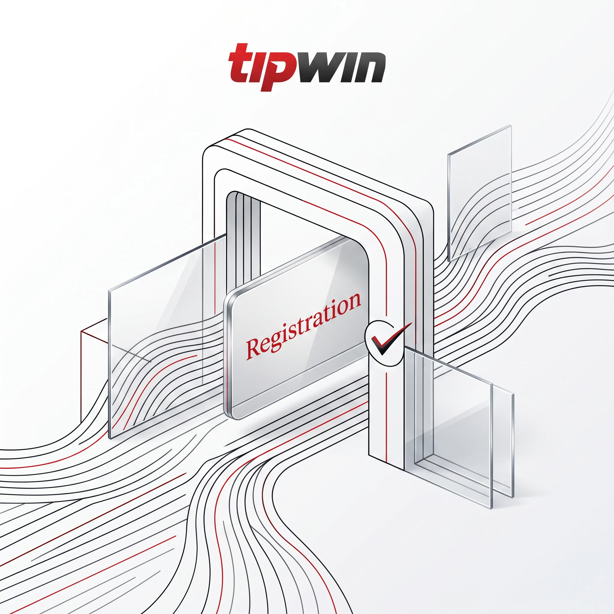 Tipwin Registrierungsbereich für ein neues Spielkonto